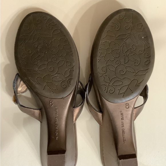 Montego Bay club bronze sandals. Beautiful! Sz 8 - Picture 3 of 5